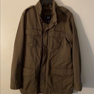 Vintage GAP Military Army Jacket Sz Medium Tall